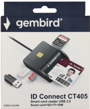 USB Smart Card Reader Gembird CRDR-CT405