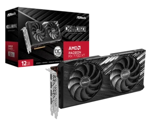 ASRock SVGA Asrock Radeon RX 7700 XT Challenger 12G GDDR6 OC, RX7700XT CL 12GO