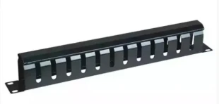 Nedefinisan Nosač kabla sa poklopcem 1U / 19" sa otvorima za prolaz kablova CMC-1U