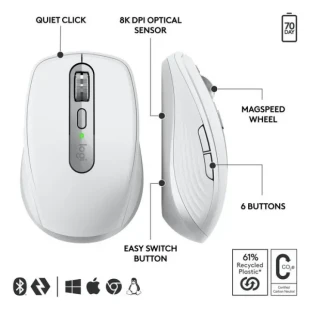 Miš Wireless gaming Logitech MX Anywhere 3S svetlo sivi 910-006959