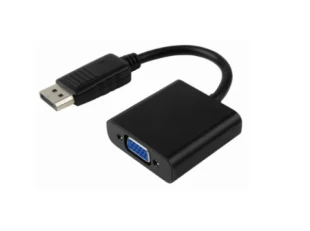 Adapter E-Green DisplayPort - VGA D-sub M/F crni