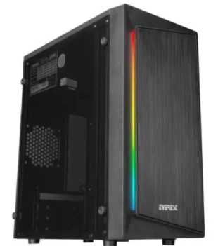 Kuciste Everest Blazon Peak bez PSU, Acrylic Panel Gaming RGB