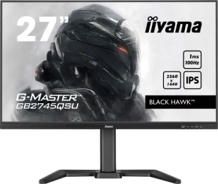 iiyama Monitor 27" Iiyama G-Master GB2745QSU-B2 IPS 2560x1440/100Hz/1ms/HDMI/DP/USB/zvu