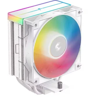 CPU Hladnjak DeepCool AG400 WH ARGB V2 BELI, 4 HeatPipe R-AG400-WHAMMN-GJD