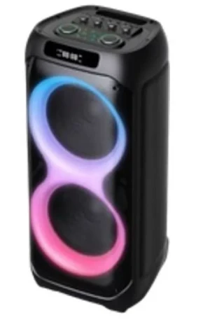 Zvucnik Volkano Motion Dual 10" VK-3903-D10 60W Bluetooth,micro sd crni