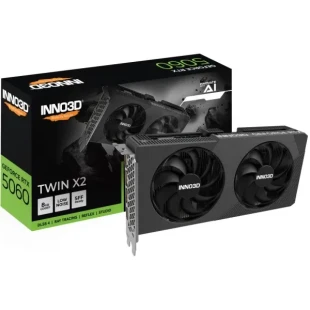 INNO3D VGA Inno3D RTX 5060 8GB Twin X2 GDDR7, N50602-08D7-195071N