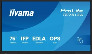 iiyama Interaktivni ekran 75" Iiyama TE7513A-B2AG IPS 3840x2160/Android 14/8ms/HDMI/DP