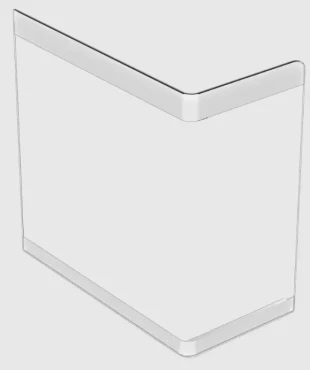 CORSAIR Corsair FRAME 4500X Replacement Glass Panel, Front/Left, Black CC-8901050