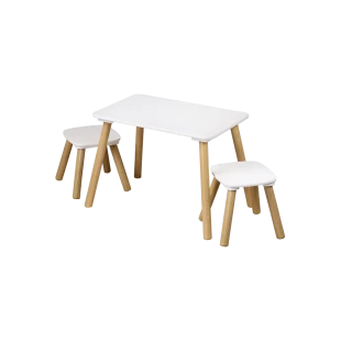 KESPER KSP17707 DEČIJI STO SA 2 STOLICE BELI