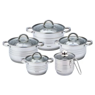 KLAUSBERG KB7696 SET ŠERPI INOX 16/18/20/24/14