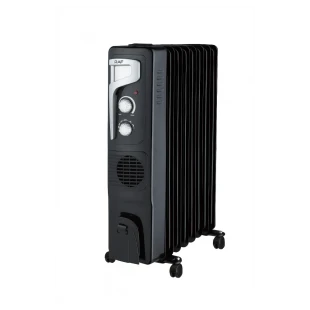 RAF R.0929B ULJNI RADIJATOR SA VENTILATOROM 9 REBARA CRNI 2400W