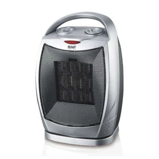 RAF R.1602 KERAMIČKA ROTIRAJUĆA GREJALICA SIVA 1500W
