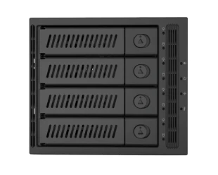 CHIEFTEC CMR-3141SAS 4 x 3.5" ili 4 x 2.5" SATA crna fioka za hard disk 