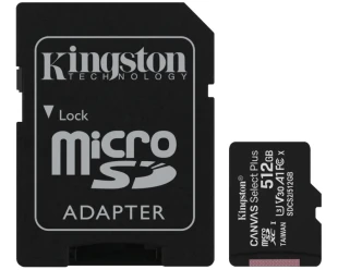 KINGSTON Memorijska kartica A1 MicroSDXC 512GB 100R class 10 SDCS2/512GB + adapter 