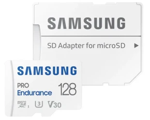 SAMSUNG Memorijska kartica PRO Endurance MicroSDXC 128GB U3 + SD Adapter MB-MJ128KA 