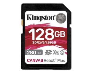 KINGSTON Memorijska kartica SDR2V6/128GB 128GB SDXC UHS-II 280R/150W U3 V60 