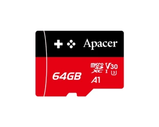 APACER Memorijska kartica UHS-I MicroSDXC 64GB V30 AP64GMCSX10U7-RAGC 