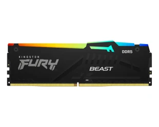 KINGSTON DIMM DDR5 64GB (2x32GB kit) 5200MT/s KF552C40BBAK2-64 Fury Beast RGB black XMP 