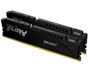 KINGSTON DIMM DDR5 64GB (2x32GB kit) 5600MT/s KF556C36BBE2K2-64 FURY Beast Black EXPO 