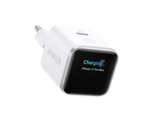 ANKER Nano 45W putni zidni punjač sa ekranom, USB-C port, beli 