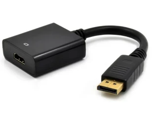 E-GREEN Adapter DisplayPort (M) - HDMI (F) crni 