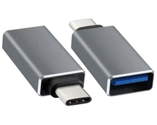 E-GREEN Adapter USB tip C - USB 3.0 M/F crni 