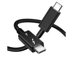E-GREEN Kabl USB tip C M/M Thunderbolt 4/40Gbps/PD 8K/60Hz 1m, crni 