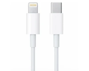 E-GREEN Kabl USB tip C na iPhone Lighting 5,6,7 3 A, 1m beli 