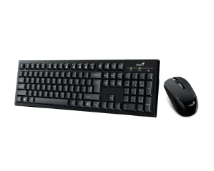 GENIUS Smart KM-8101 Wireless USB US crna tastatura + miš 