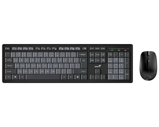 GENIUS Smart KM-8200 Wireless USB US crna tastatura + miš 