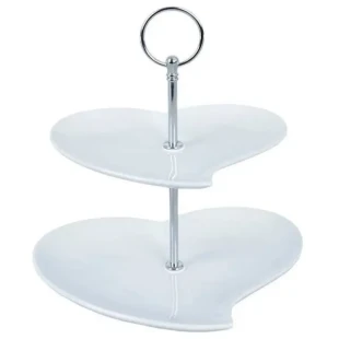 Vilde 122936 - Porcelanski  stalak na  2 sprata za serviranje / prezentaciju, 21