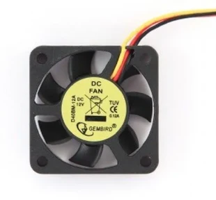 GEMBIRD D40BM-12A Gembird ventilator 12V 40x40x10mm ball bearing, 3-pina