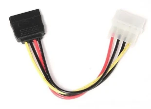 CC-SATA-PS Gembird SATA power supply kabl flat 15cm A