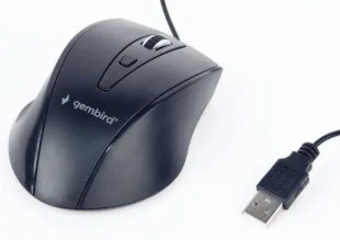 GEMBIRD MUS-4B-02 Gembird Opticki mis 800-1200Dpi 4-button black 115mm USB
