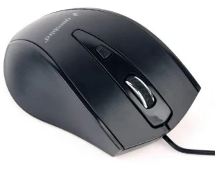MUS-4B-02 Gembird Opticki mis 800-1200Dpi 4-button black 115mm USB