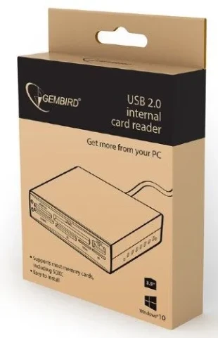 GEMBIRD FDI2-ALLIN1-02-B Gembird USB 2.0 interni citac kartica