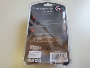 GEMBIRD JPD-UDV2-11 ** Gembird USB 2.0 double analog vibration gamepad black (639)
