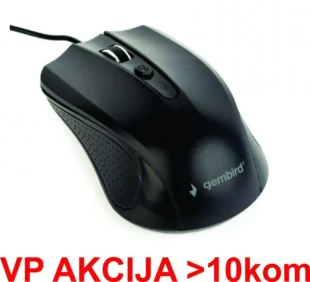 GEMBIRD MUS-4B-01 ** Gembird Opticki mis 800-1200Dpi 4-button black 99mm USB (220)