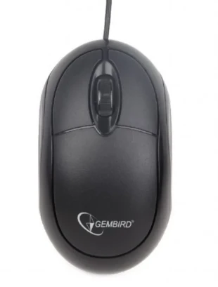 GEMBIRD MUS-U-01 Gembird Opticki mis 1000Dpi black 94mm USB