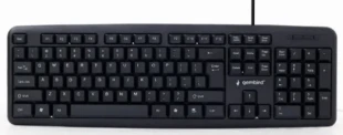 KB-U-103 ** Gembird Standardna tastatura US layout black USB A (291)