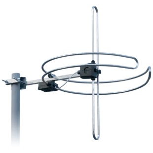 Antena FM DAB-FM F za radio prijem, spoljna, FM (87,5-108 MHz), DAB (217-240 MHz)