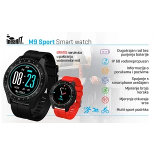 Meanit Smart watch M9 Sport Sat pametni, vodootporan IP68