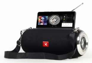 SPK-BT-17 Gembird Portable Bluetooth speaker +handsfree 2x5W, FM, USB, SD, AUX + antena black