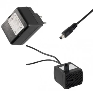 Sobna fontana 47.8cm WF02 mini fontana sa toplo belim LED osvetljenjem 305x478x255mm