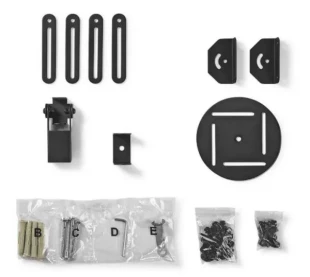 NEDIS PJCM100BK univerzalni plafonski nosac za projektor, rotirajuci + tilt 90°