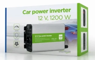 GEMBIRD EG-PWC1200-01 Gembird 12V Auto inverter DC/AC 1200W+USB port