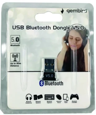 BTD-MINI8 ** Gembird USB2.0/3.0  Bluetooth dongle v5.0, 2.4Ghz 3MB/s(24Mbps) 8dBm 20m BR8651(399)