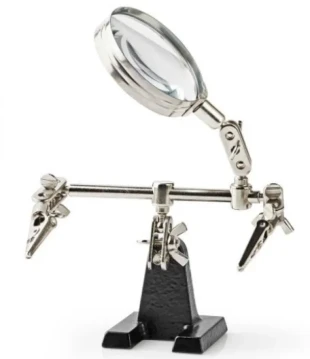 NEDIS HETH110BK Lupa za lemljenje sa dve stipaljke