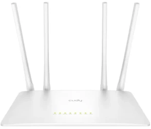 CUDY Cudy WR1200 AC1200 Dual Band 2.4+5Ghz Wi-Fi Ruter 1W/4LAN 10/100Mbps, 4x5dBi GUEST/WPS/DDNS (1859)
