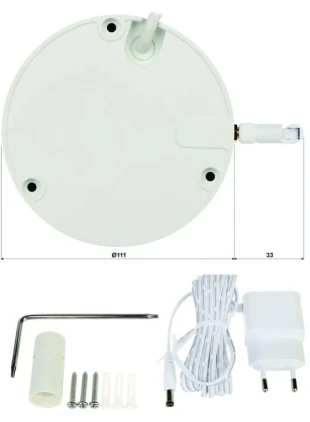 Dahua kamera IPC-HDBW1230DE-SW-0280B 2Mpix, 2,8mm, 30m, IP Kamera,metalno kuciste